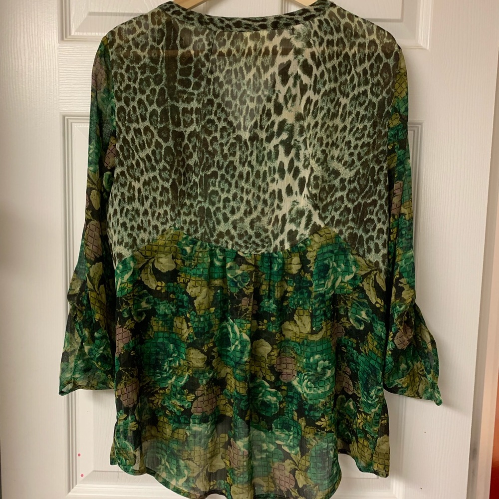 fig & flower multi pattern tunic - Picture 4 of 5